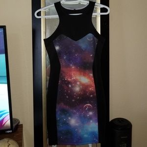 Galaxy body con dress